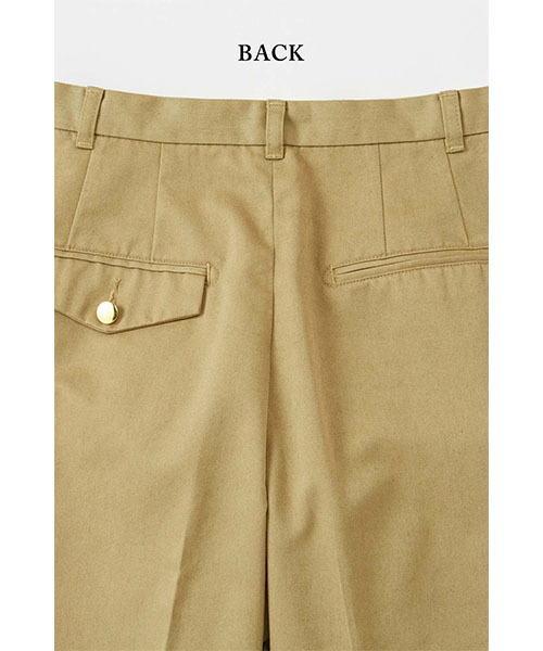 IEDIT（イディット）の「【股下丈が選べる】ＩＥＤＩＴレーベルコレクション　美マテリアルで上品に仕上げたウエポンチノコクーンパンツ　 　（チノパンツ・レディース・ネイビー/ベージュ・8/3/10/6/13/16/1/12/7/15 /2/9/11/14/4/5）」の3枚目の写真