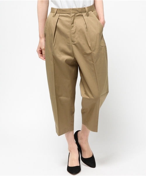 IEDIT（イディット）の「【股下丈が選べる】ＩＥＤＩＴレーベルコレクション　美マテリアルで上品に仕上げたウエポンチノコクーンパンツ　 　（チノパンツ・レディース・ネイビー/ベージュ・8/3/10/6/13/16/1/12/7/15 /2/9/11/14/4/5）」の22枚目の写真