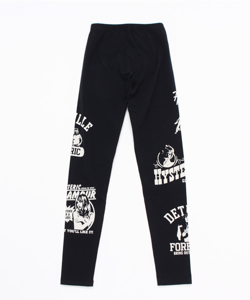 HYSTERIC GLAMOUR（ヒステリックグラマー）の「SCRATCH pt レギンス（レギンス/スパッツ・レディース・ブラック・FREE）」の2枚目の写真