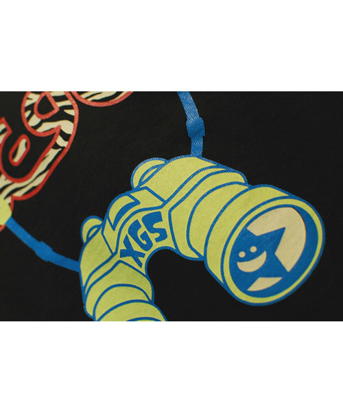 X-girl Stages（エックスガールステージス）の「L/S TEE BINOCULARS(4T～6T)（Tシャツ/カットソー・キッズ・ブラック/パープル/イエロー・4T/5T/6T）」の4枚目の写真