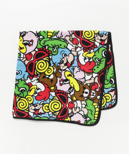 Hysteric Mini ヒステリックミニ の Super Sweet Club総柄 おくるみタオル おくるみ Wear