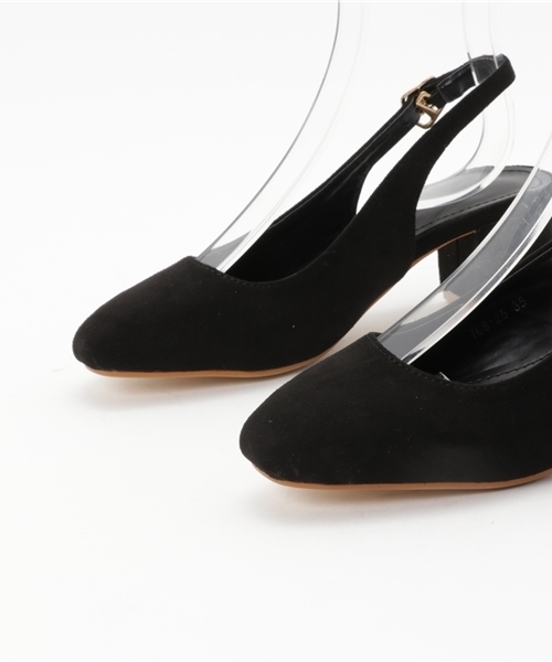 PLAIN CLOTHING（プレーンクロージング）の「バックストラップパンプス【SELECTED FOR PLAIN CLOTHING】（パンプス・レディース・ダークグレー/ブラック/バーガンディー・38/36/39/37/35/40）」の7枚目の写真