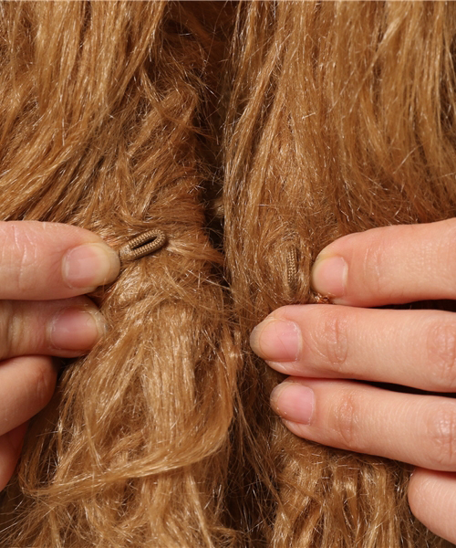 MOUSSY（マウジー）の「FAKE FUR GILLET F（ベスト・レディース・ブラウン/ライトベージュ・FREE）」の11枚目の写真