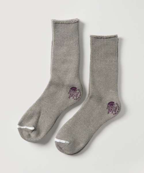 THE NORTH FACE（ザノースフェイス）の「【THE NORTH FACE】COOLMAXPackSox2P（ソックス/靴下・メンズ・グレー/ホワイト/ネイビー・MEDIUM）」の3枚目の写真