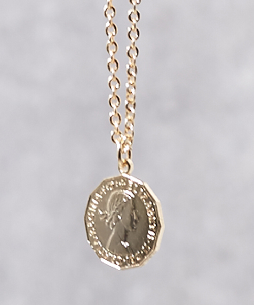 STUDIOUS（ステュディオス）の「コインチェーンネックレス（ネックレス・メンズ・ゴールド/シルバー・FREE）」の2枚目の写真