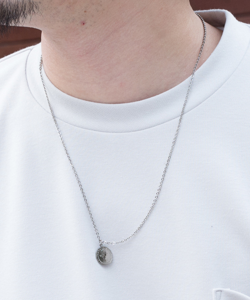 STUDIOUS（ステュディオス）の「コインチェーンネックレス（ネックレス・メンズ・ゴールド/シルバー・FREE）」の10枚目の写真
