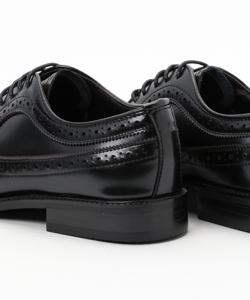 GUIONNET（ギオネ）の「GUIONNET WING TIP DERBY ギオネ スプリット レザー ウィングチップ フルブローグ ロングウィングチップ ダービー ビジネス 外羽根 革靴（ドレスシューズ・メンズ・ブラック/モカ/グレー/ブラック系その他/キャメル・26.5cm/29cm/24.0cm/24.5cm/25.0cm/25.5cm/26.0cm/27.5cm/30cm/27.0cm/28cm/28.0cm/29.0cm/30.0cm）」の11枚目の写真