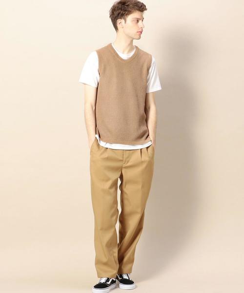 BEAUTY&YOUTH UNITED ARROWS（ビューティーアンドユースユナイテッドアローズ）の「BY ストローヤーン  アゼ ベスト ◆（ベスト・メンズ・ベージュ/ネイビー・SMALL/X-LARGE/LARGE/MEDIUM）」の12枚目の写真