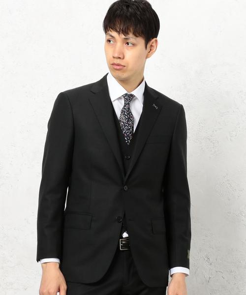 green label relaxing(グリーンレーベルリラクシング)の「REDA DLF SOLID BW NT HP- ◆(スーツジャケット・メンズ・ブラック/ネイビー・42/44/50/48/52/46)」の1枚目の写真