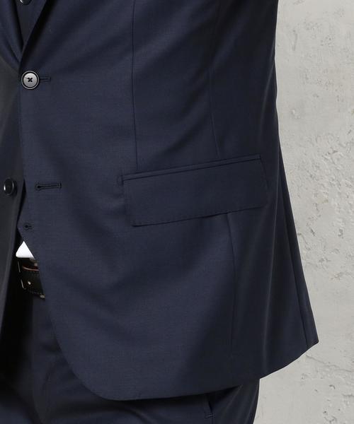 green label relaxing(グリーンレーベルリラクシング)の「REDA DLF SOLID BW NT HP- ◆(スーツジャケット・メンズ・ブラック/ネイビー・42/44/50/48/52/46)」の7枚目の写真