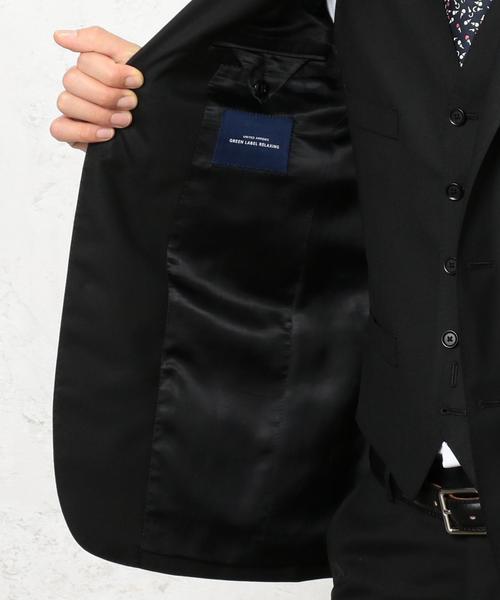 green label relaxing(グリーンレーベルリラクシング)の「REDA DLF SOLID BW NT HP- ◆(スーツジャケット・メンズ・ブラック/ネイビー・42/44/50/48/52/46)」の4枚目の写真