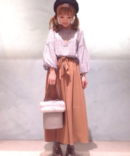 INTERPLANET（インタープラネット）の「ファーバスケットＢＡＧ（ショルダーバッグ・レディース・ブラック/グレー/ベージュ・フリー）」の10枚目の写真