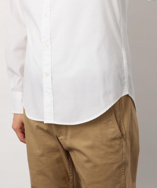 green label relaxing（グリーンレーベルリラクシング）の「NM C/C ストレッチ ピンオックス ボタンダウン シャツ ＜機能性生地＞ ◆（シャツ/ブラウス・メンズ・ホワイト/ライトブルー・XX-LARGE/X-LARGE/X-SMALL/LARGE/MEDIUM/SMALL）」の13枚目の写真