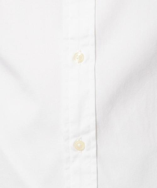 green label relaxing（グリーンレーベルリラクシング）の「NM C/C ストレッチ ピンオックス ボタンダウン シャツ ＜機能性生地＞ ◆（シャツ/ブラウス・メンズ・ホワイト/ライトブルー・XX-LARGE/X-LARGE/X-SMALL/LARGE/MEDIUM/SMALL）」の14枚目の写真
