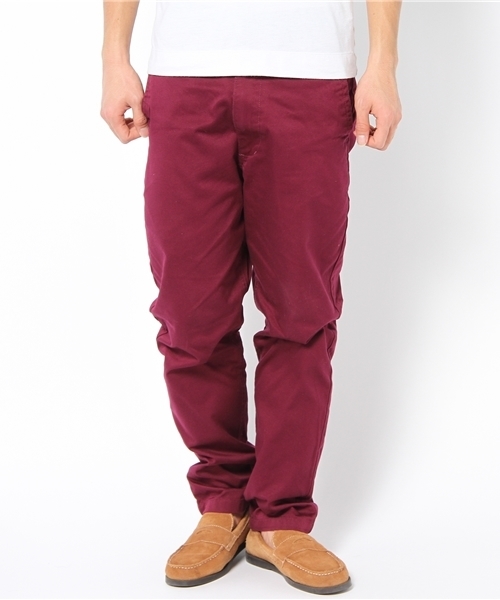 WEGO（ウィゴー）の「WEGO/ウエポンチノパンツ（チノパンツ・メンズ・ホワイト/ブラック/ダークブラウン/グレイッシュベージュ/ワイン/オフホワイト・MEDIUM/LARGE）」の19枚目の写真