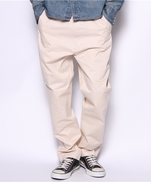 WEGO（ウィゴー）の「WEGO/ウエポンチノパンツ（チノパンツ・メンズ・ホワイト/ブラック/ダークブラウン/グレイッシュベージュ/ワイン/オフホワイト・MEDIUM/LARGE）」の20枚目の写真