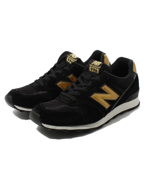 BEAUTY&YOUTH UNITED ARROWS（ビューティーアンドユースユナイテッドアローズ）の「BYBC new balance WR996 スニーカー（スニーカー・レディース・ゴールド/ブラック・23cm/23.5cm/24cm/24.5cm/25cm）」の2枚目の写真