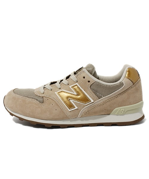 BEAUTY&YOUTH UNITED ARROWS（ビューティーアンドユースユナイテッドアローズ）の「BYBC new balance WR996 スニーカー（スニーカー・レディース・ゴールド/ブラック・23cm/23.5cm/24cm/24.5cm/25cm）」の3枚目の写真