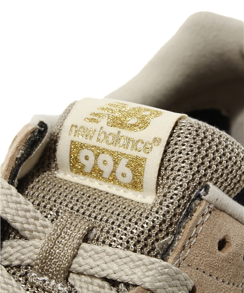 BEAUTY&YOUTH UNITED ARROWS（ビューティーアンドユースユナイテッドアローズ）の「BYBC new balance WR996 スニーカー（スニーカー・レディース・ゴールド/ブラック・23cm/23.5cm/24cm/24.5cm/25cm）」の6枚目の写真
