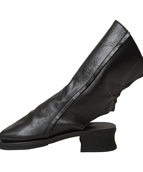 NO ID.（ノーアイディ）の「mko6608-ｵｰﾌﾟﾝﾄｩﾄﾞﾚｰﾌﾟﾌﾞｰﾂ（ブーツ）」 - WEAR