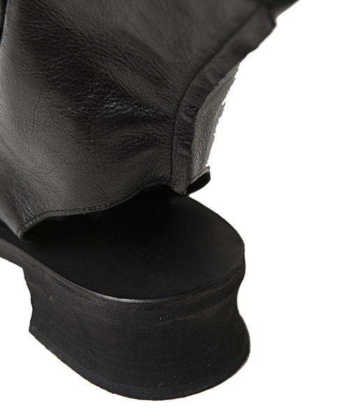 NO ID.（ノーアイディ）の「mko6608-ｵｰﾌﾟﾝﾄｩﾄﾞﾚｰﾌﾟﾌﾞｰﾂ（ブーツ）」 - WEAR