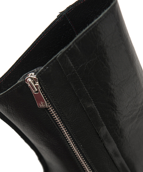 NO ID.（ノーアイディ）の「mko6608-ｵｰﾌﾟﾝﾄｩﾄﾞﾚｰﾌﾟﾌﾞｰﾂ（ブーツ）」 - WEAR