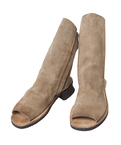 NO ID.（ノーアイディ）の「mko6608-ｵｰﾌﾟﾝﾄｩﾄﾞﾚｰﾌﾟﾌﾞｰﾂ（ブーツ）」 - WEAR