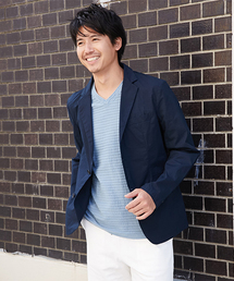 ストレッチポプリンテイラードジャケット