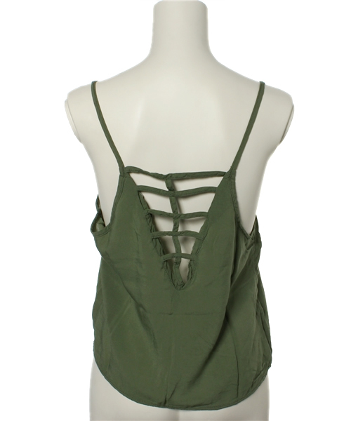 ROSE BUD（ローズバッド）の「(BRANDY&MELVILLE)MR809-68S OPEN BACK CAMI TOP（キャミソール・レディース・ブラック/ホワイト系その他/オリーブ・SMALL）」の8枚目の写真