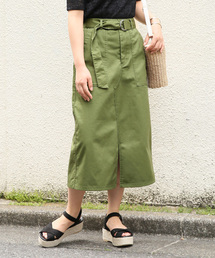 LOWRYS FARM | ベルトツキベーカーロングスカート　796424(スカート)