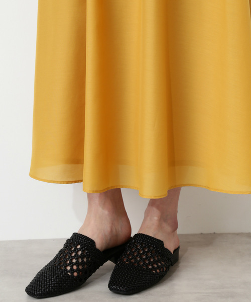 NATURAL BEAUTY BASIC（ナチュラルビューティーベーシック）の「【雑誌掲載】カラーマキシスカート（スカート・レディース・ブラウン/イエロー/ブルー・SMALL/MEDIUM）」の16枚目の写真