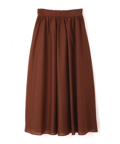 NATURAL BEAUTY BASIC（ナチュラルビューティーベーシック）の「【雑誌掲載】カラーマキシスカート（スカート・レディース・ブラウン/イエロー/ブルー・SMALL/MEDIUM）」の8枚目の写真