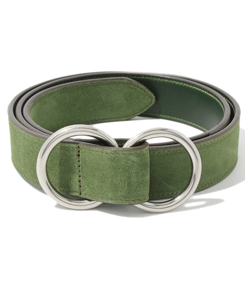 UNITED ARROWS(ユナイテッドアローズ)の「UAB SUEDE W/RING(13ss ctlg)(13ss pp)◆◆◆(ベルト・メンズ・ベージュ/レッド/ケリー/ターコイズブルー/ネイビー・SMALL/MEDIUM/LARGE)」の3枚目の写真