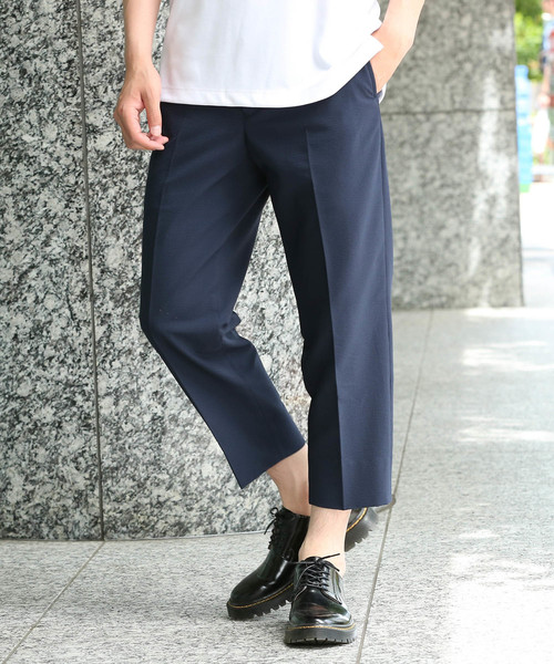 JUNRED（ジュンレッド）の「マイクロシアサッカースリムイージーアンクルパンツ（その他パンツ・メンズ・ブラック/ライトグレー/ネイビー・LL/S/M/L）」の3枚目の写真