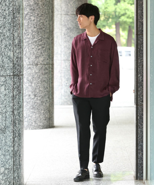 JUNRED（ジュンレッド）の「マイクロシアサッカースリムイージーアンクルパンツ（その他パンツ・メンズ・ブラック/ライトグレー/ネイビー・LL/S/M/L）」の10枚目の写真