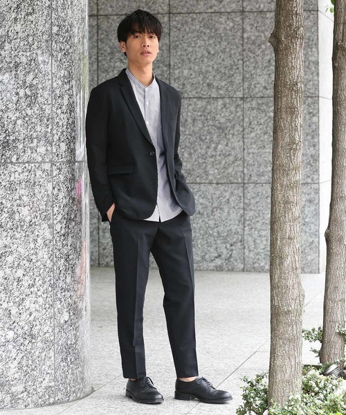 JUNRED（ジュンレッド）の「マイクロシアサッカースリムイージーアンクルパンツ（その他パンツ・メンズ・ブラック/ライトグレー/ネイビー・LL/S/M/L）」の11枚目の写真