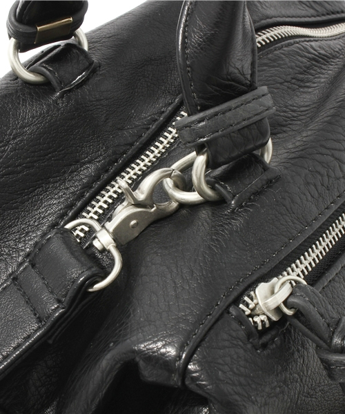 SLY LANG(スライラング)の「スクエアミニボストンBAG(ボストンバッグ・レディース・ブラック/ネイビー・FREE)」の9枚目の写真