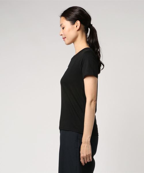 KOBE LETTUCE（コウベレタス）の「[選べる2TYPE]ロゴプリントUネックTシャツトップス＊レディース/半袖[C3330]神戸レタス（Tシャツ/カットソー・レディース・ブラック/ネイビー/オフホワイト/ホワイト系その他/ブラック系その他/ブルー系その他・FREE）」の7枚目の写真