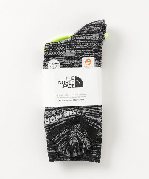 THE NORTH FACE(ザノースフェイス)の「ザ・ノース・フェイス ソックス / トラバースサーモクルー(ソックス/靴下・メンズ・ブラック/ホワイト/ブラック×ホワイト・SMALL/MEDIUM/LARGE)」の3枚目の写真
