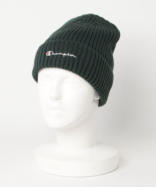 Champion(チャンピオン)の「【CHAMPION/チャンピオン】ウラフリースニットワッチ ビーニー(ニットキャップ/ビーニー・レディース・ホワイト/ブラック/パープル/ネイビー/レッド/ブルー/グリーン/マスタード/杢グレー/ライトパープル/ワイン/ベージュ・FREE)」の6枚目の写真