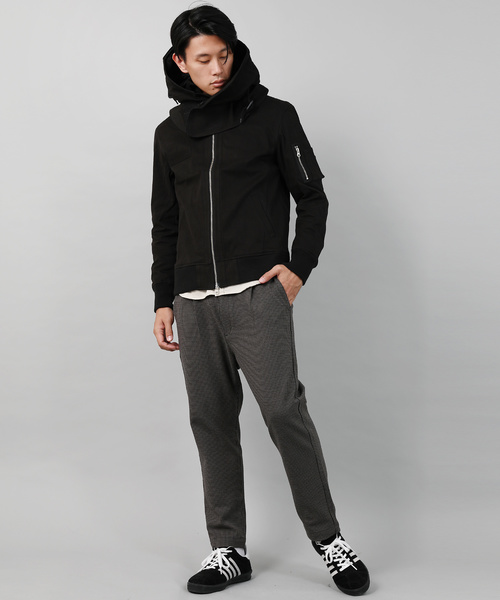 Ressaca（レサーカ）の「【フード脱着】ボリュームネック　モッズジャケット（モッズコート・メンズ・ブラック/オリーブ/グレイッシュベージュ/チャコール・46/48/50）」の5枚目の写真