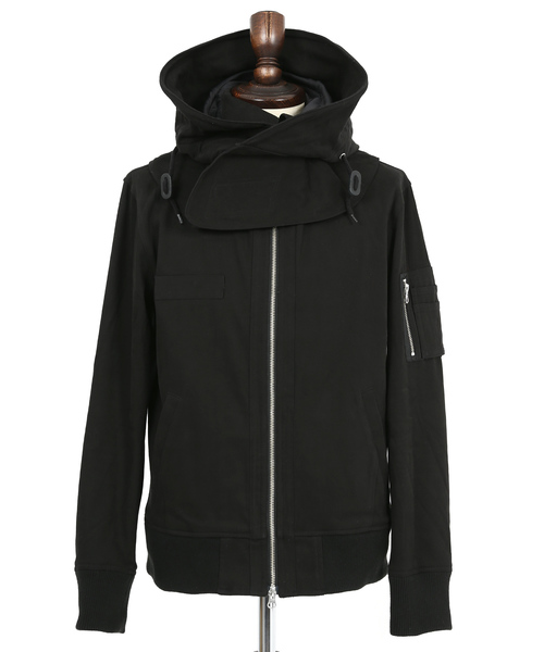 Ressaca（レサーカ）の「【フード脱着】ボリュームネック　モッズジャケット（モッズコート・メンズ・ブラック/オリーブ/グレイッシュベージュ/チャコール・46/48/50）」の7枚目の写真