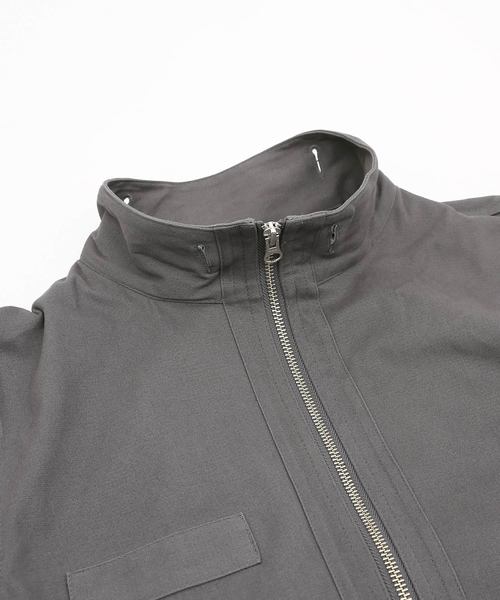 Ressaca（レサーカ）の「【フード脱着】ボリュームネック　モッズジャケット（モッズコート・メンズ・ブラック/オリーブ/グレイッシュベージュ/チャコール・46/48/50）」の14枚目の写真