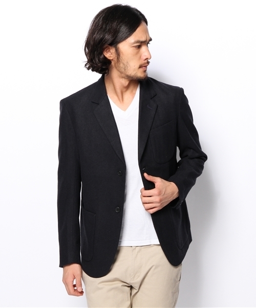 WEGO（ウィゴー）の「WEGO/ツイードテーラードジャケット（テーラードジャケット・メンズ・グレー/ネイビー・MEDIUM/LARGE）」の6枚目の写真