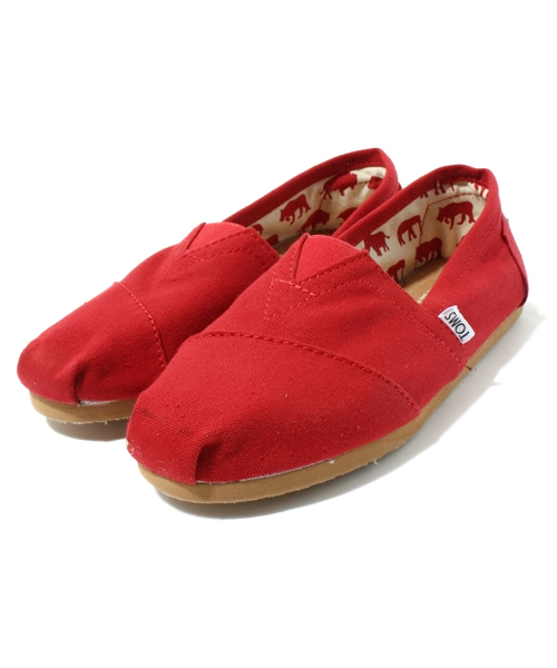 TOMS(トムス)の「トムス メンズ クラシック キャンバス TOMS M CLSC Canvas 13FW(スニーカー・メンズ・ブラック/レッド/ネイビー・26.5cm/27cm/27.5cm/28cm)」の1枚目の写真