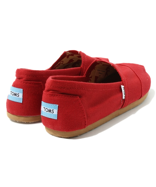 TOMS(トムス)の「トムス メンズ クラシック キャンバス TOMS M CLSC Canvas 13FW(スニーカー・メンズ・ブラック/レッド/ネイビー・26.5cm/27cm/27.5cm/28cm)」の6枚目の写真