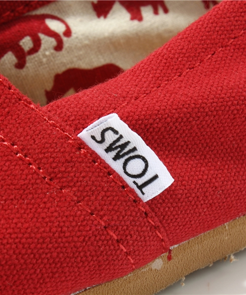TOMS(トムス)の「トムス メンズ クラシック キャンバス TOMS M CLSC Canvas 13FW(スニーカー・メンズ・ブラック/レッド/ネイビー・26.5cm/27cm/27.5cm/28cm)」の9枚目の写真