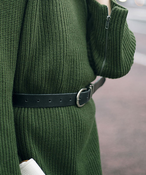 Ameri（アメリ）の「UTILITY BASIC BELT（ベルト・レディース・ブラック・FREE）」の3枚目の写真