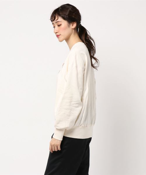 one after another NICE CLAUP(ワンアフターアナザーナイスクラップ)の「アソートプリント 裏毛トップス(スウェット・レディース・アイボリー/ミント/ライトベージュ・FREE)」の4枚目の写真