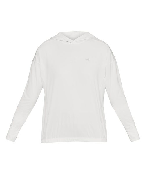 UNDER ARMOUR（アンダーアーマー）の「ウーマンズトレーニングパーカー / サンブロックフーディー（パーカー・レディース・ライトブルー/ブラック/ホワイト・MD/XL/LG/SM）」の6枚目の写真